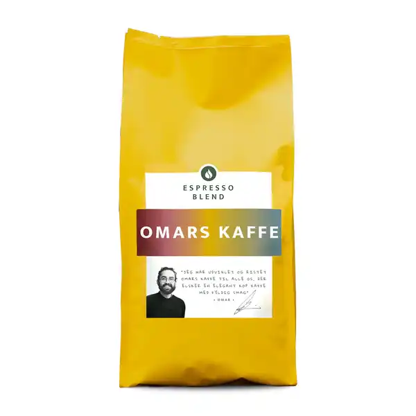 Signaturblend: "Omars Kaffe" til espresso - 1kg