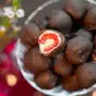 Raspberries Dark and White Chocolate