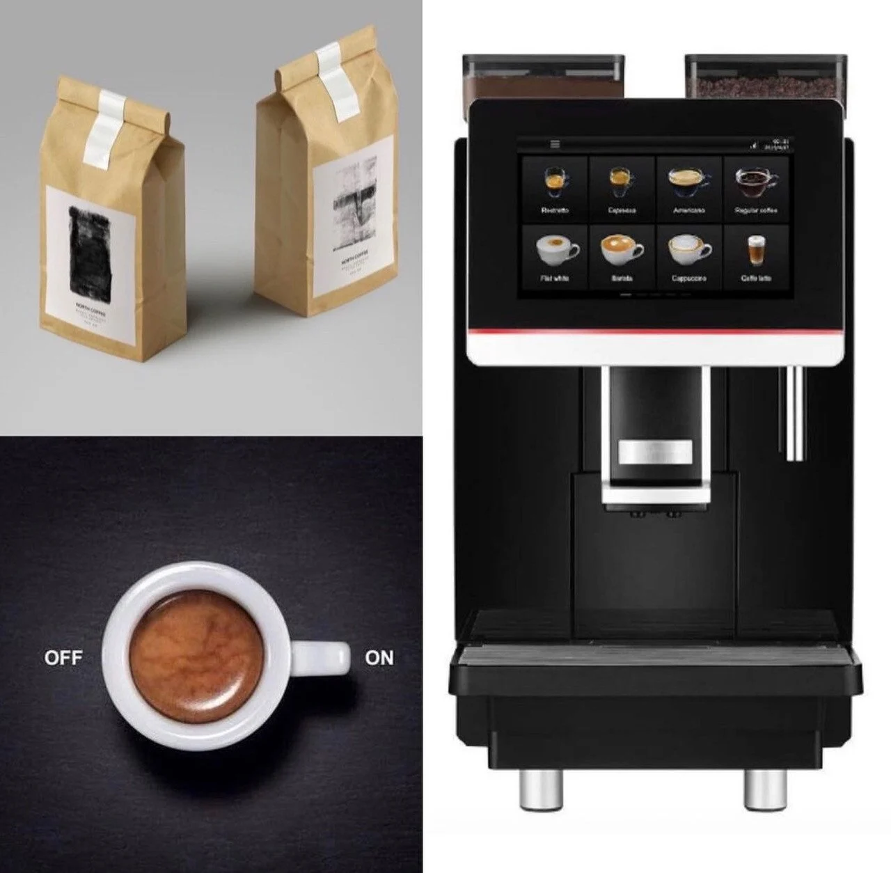 North Coffee - Kaffe og maskiner til dig som ønsker baristakaffe ved tryk på en skærm.