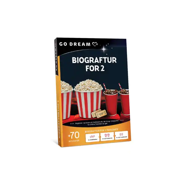 GO DREAM GAVEKORT - BIOGRAFTUR FOR 2