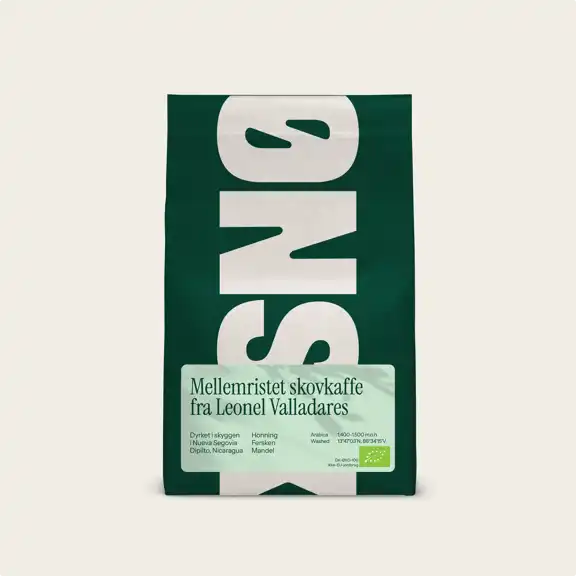Leonel Valladares - Mellemristet kaffe - 1 kg.