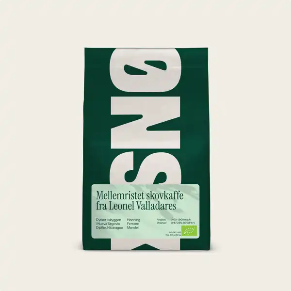 Leonel Valladares - Mellemristet kaffe - 1 kg.