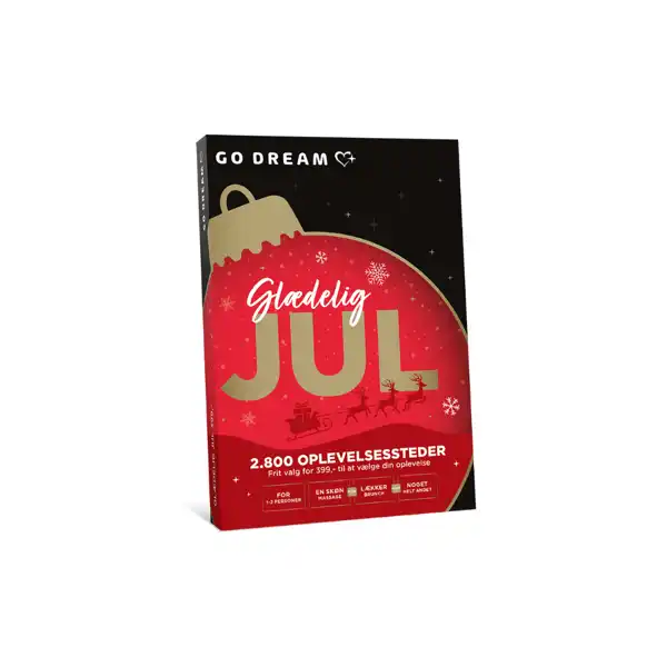 GO DREAM GAVEKORT - GLÆDELIG JUL