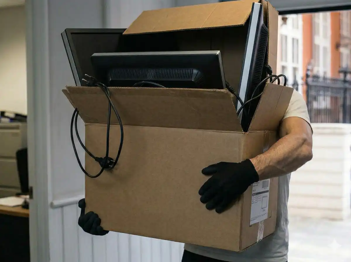 serviceU - Eksempel på afhentning af storskrald (AI genereret)