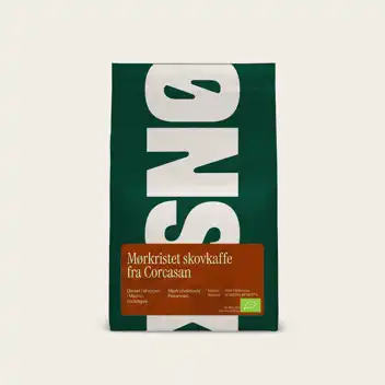 Corcasan - Mørkristet kaffe - 1 kg.