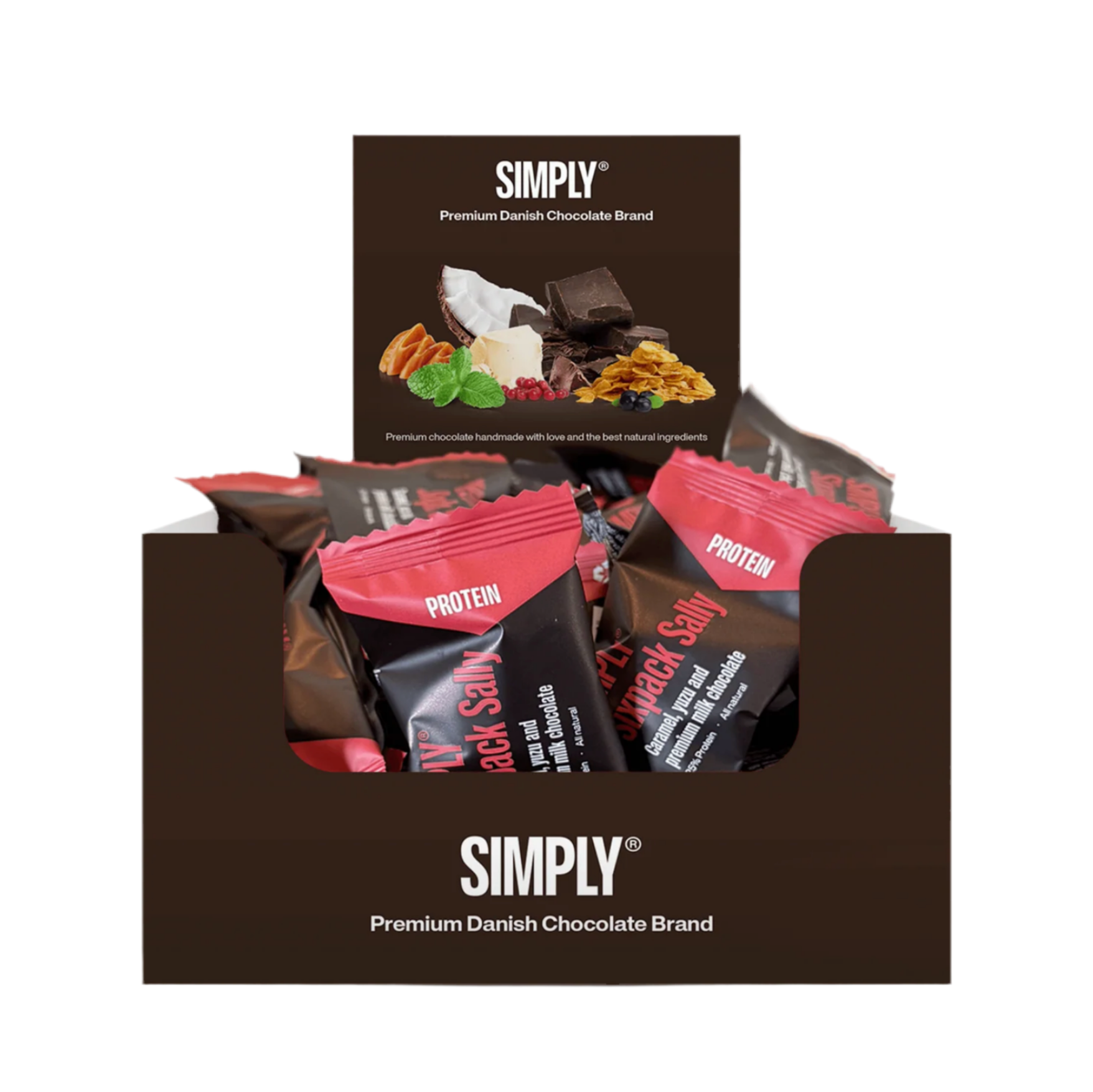 75 x Simply Proteinbites Sixpack Sally