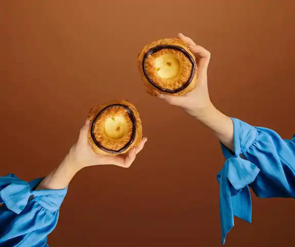 Wienerbrødsfastelavnsbolle med creme