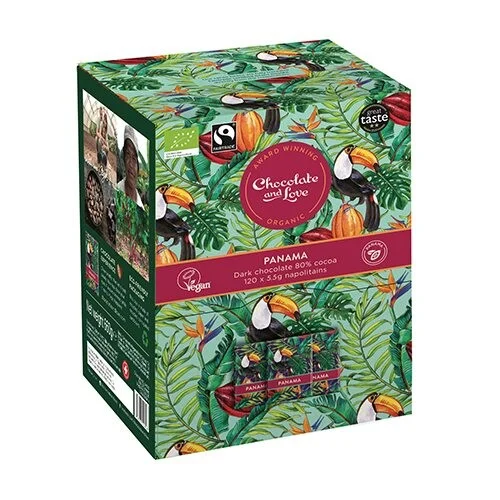 Mødechokolade 120 stk. dispenser, Panama