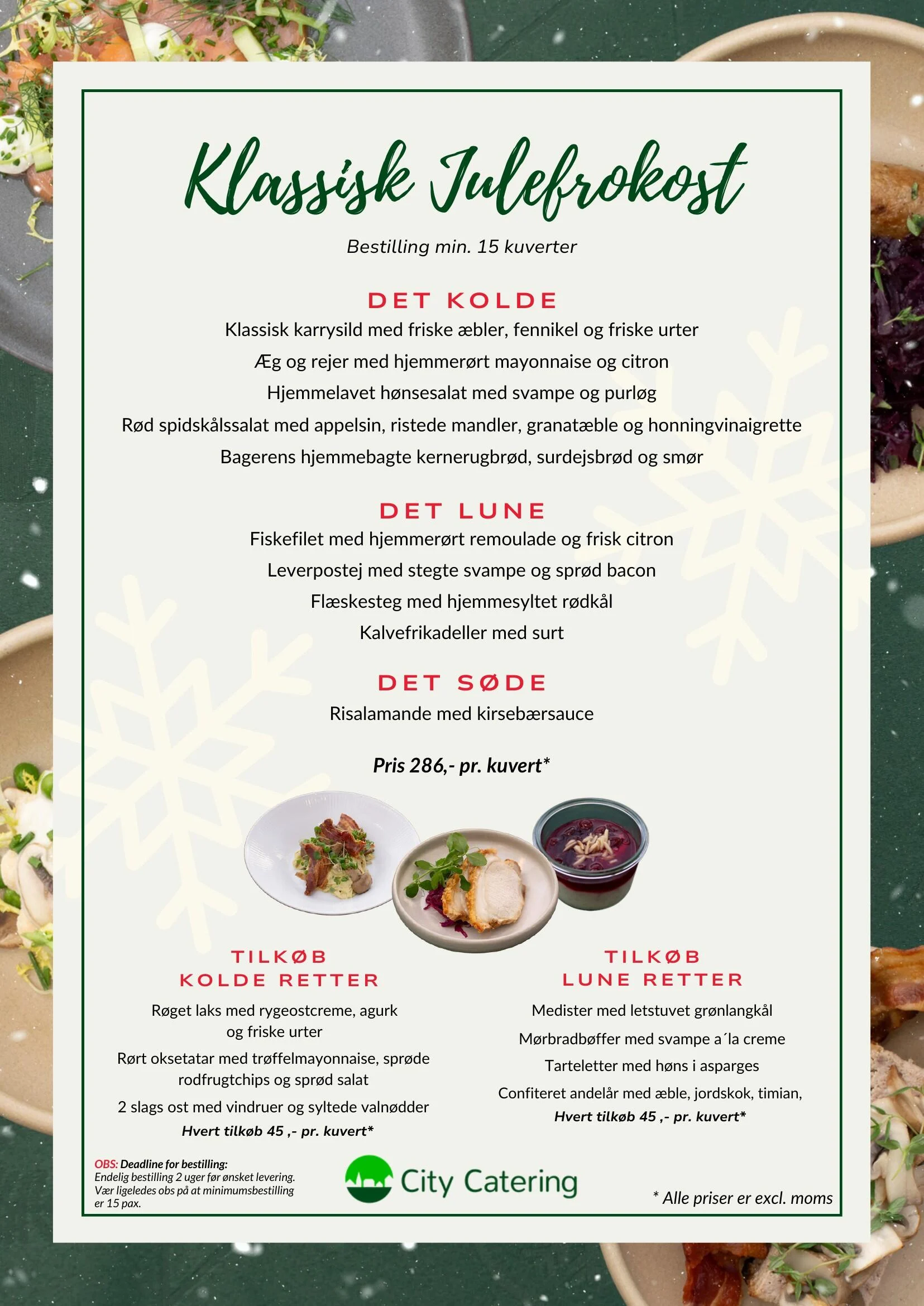 City Catering ApS - Julefrokost klassisk