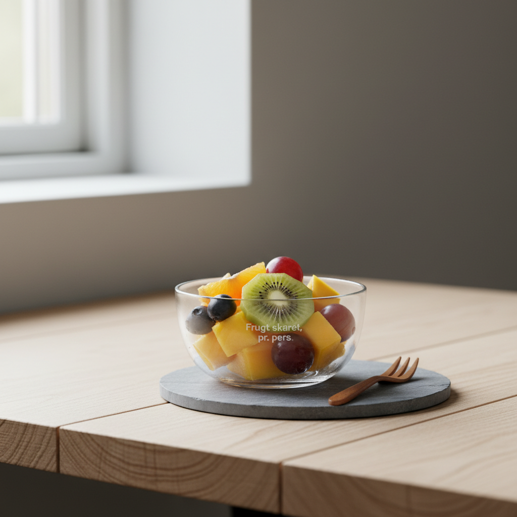 Frugt skåret, pr. pers