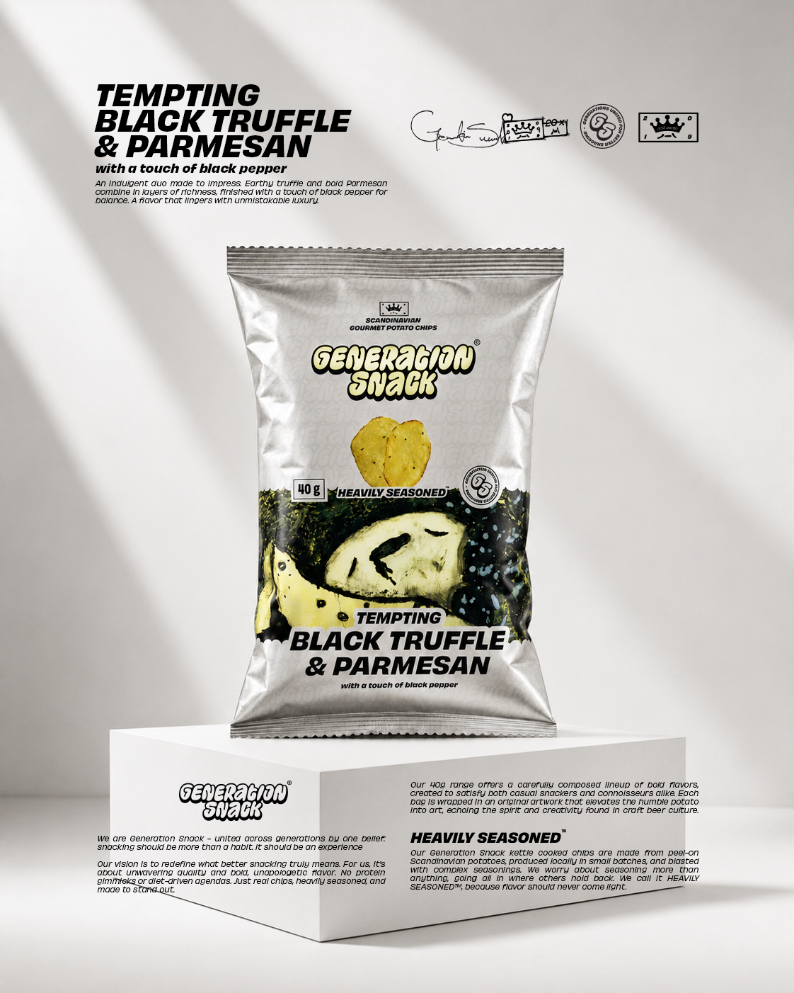 Generation Snack - Tempting Black Truffle & Parmesan