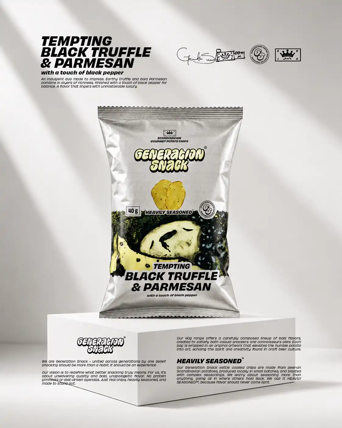 Generation Snack - Tempting Black Truffle & Parmesan