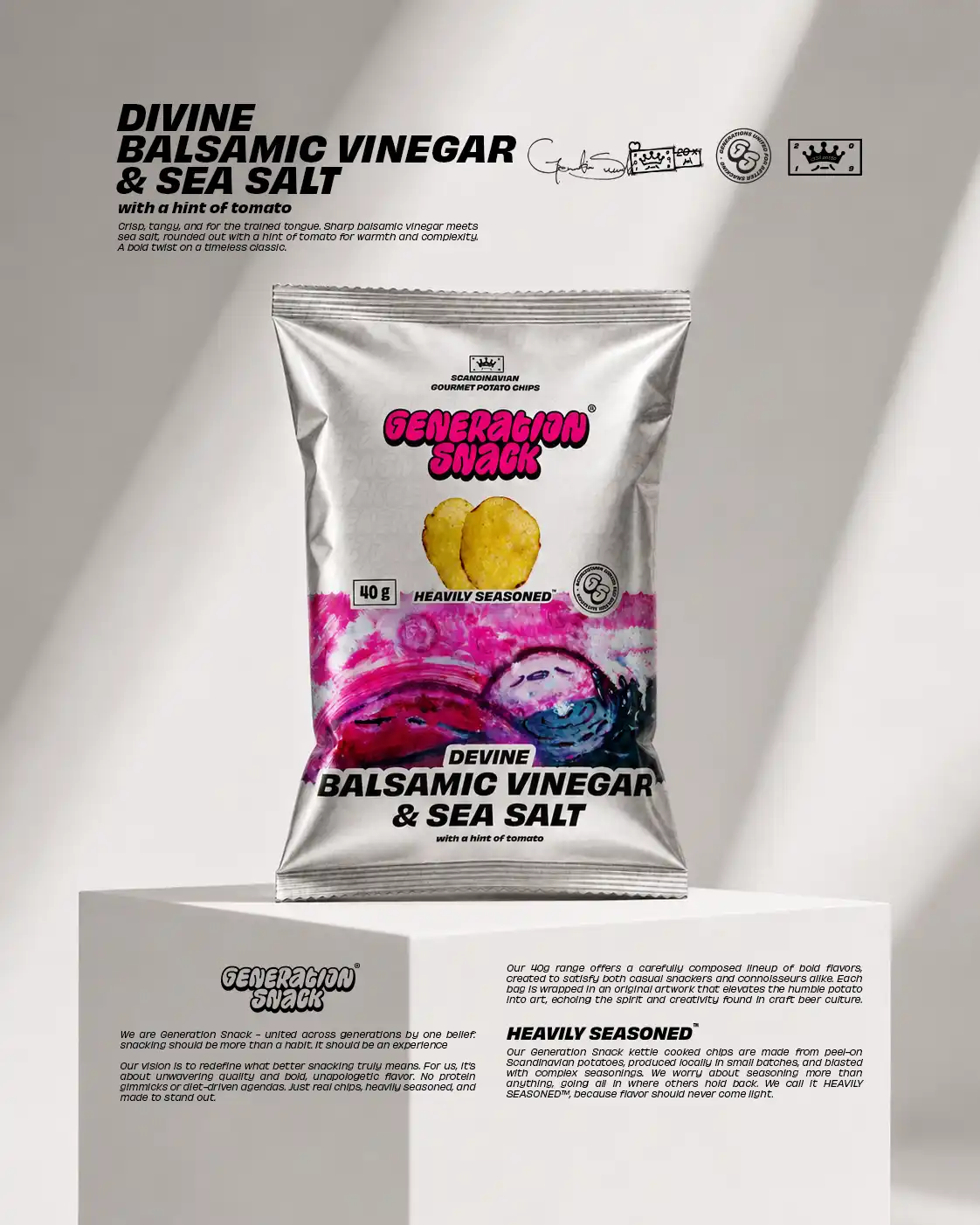 Generation Snack - Divine Balsamic Vinegar & Sea Salt