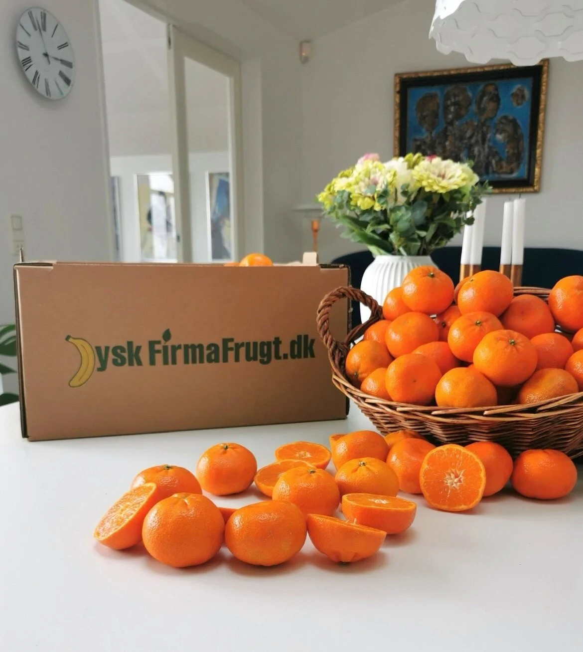 Jysk Firmafrugt - Levering af friske spanske clementiner.
