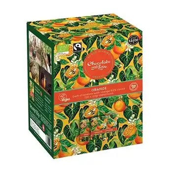 Mødechokolade 120 stk. dispenser, Orange