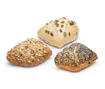Blandet morgenbrød (varm selv) 42 stk