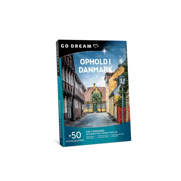 GO DREAM GAVEKORT - OPHOLD I DANMARK