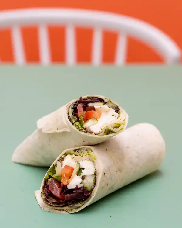 Wraps - Tomat, mozarella og pesto