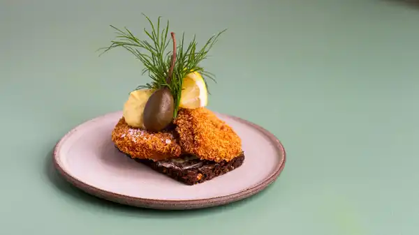 Friteret knoldselleri vegansk (1 stk.)