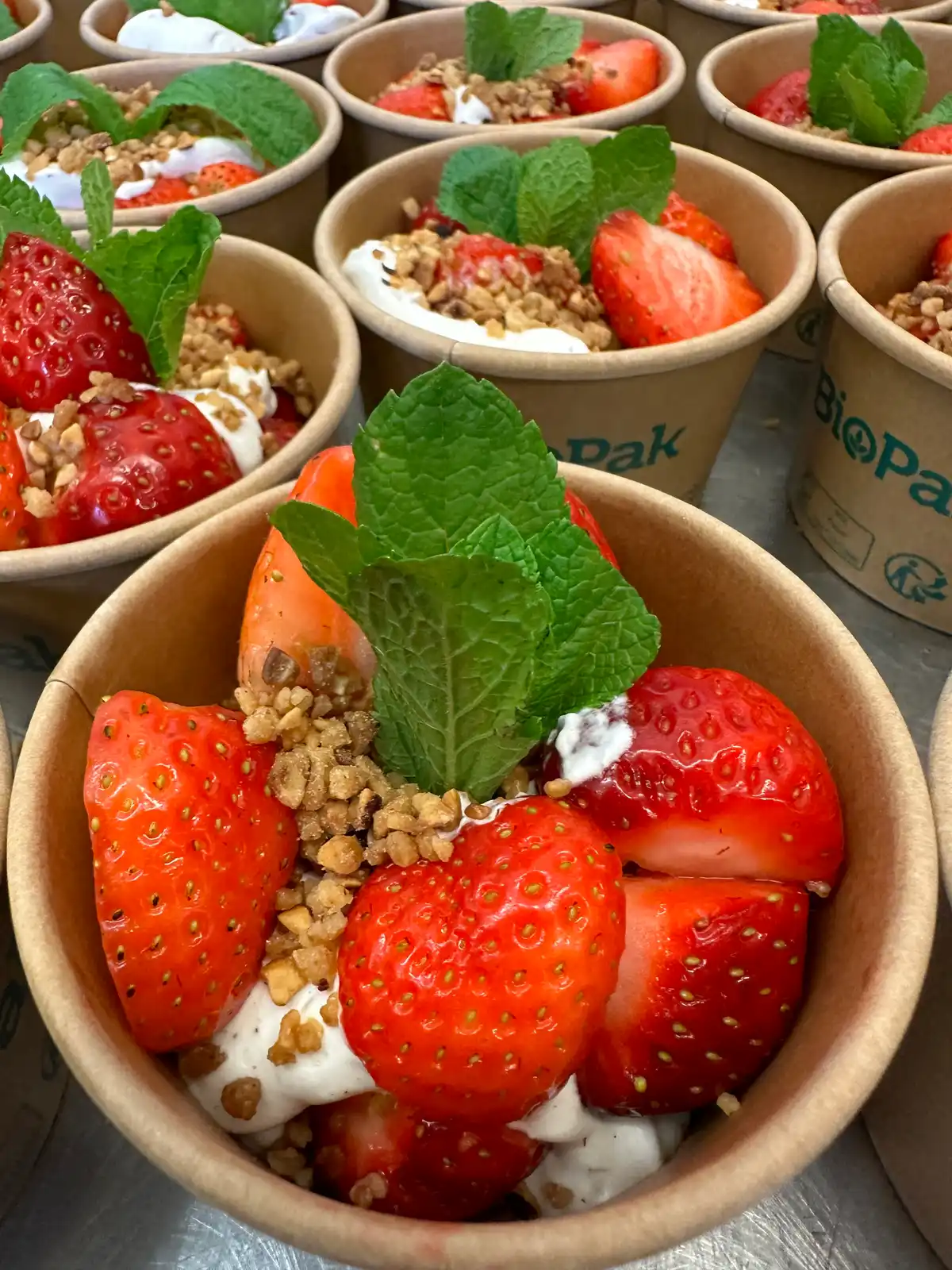 Klampenborg Catering & Event - Jordbær dessert