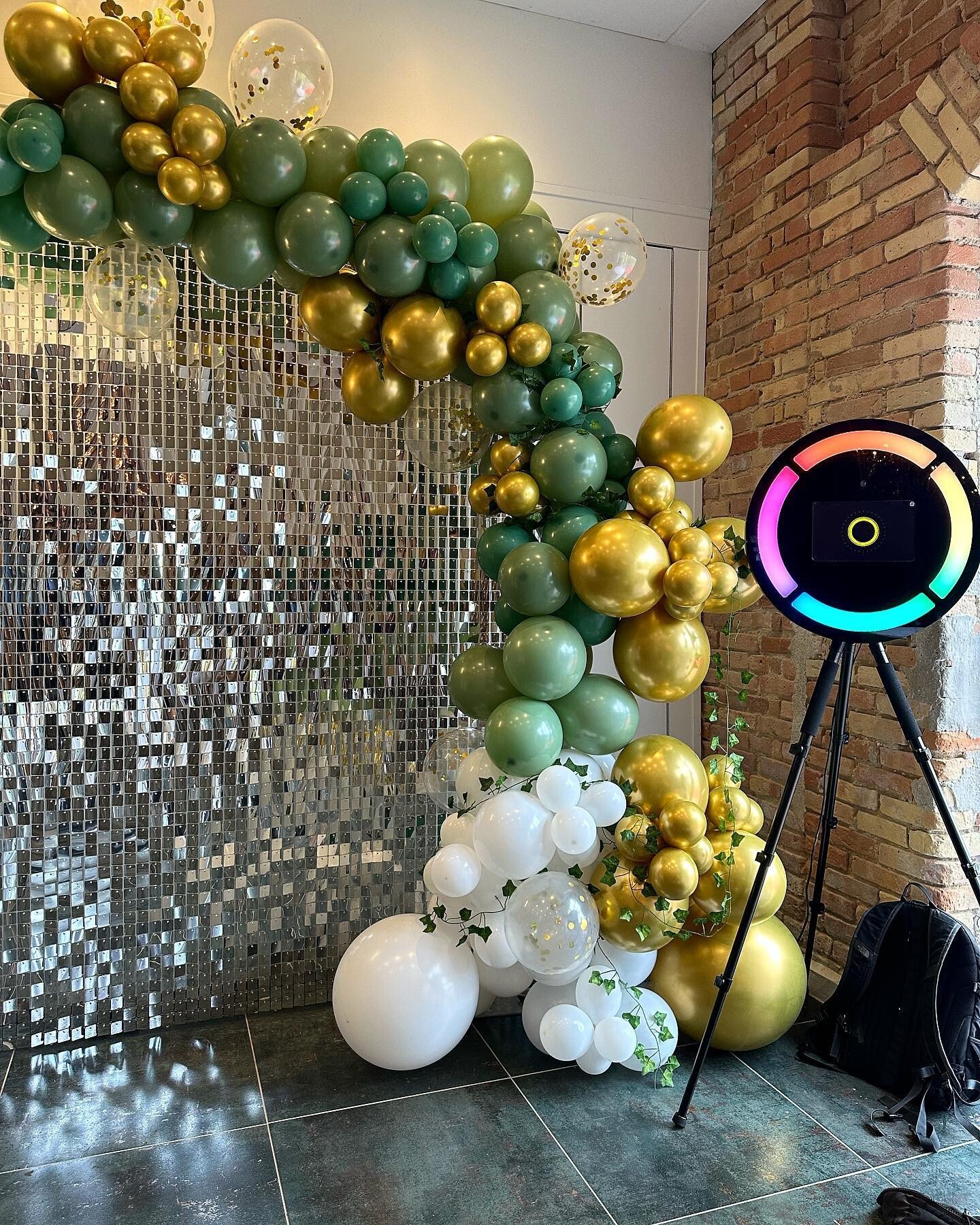 Selfie Circle - Kan bruges med flotte backdrops hvis du ønsker at gøre endnu mere ud af det