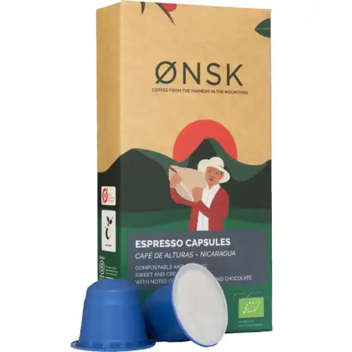 Cafe de Alturas - Espresso kaffekapsler ØKO - 100 stk