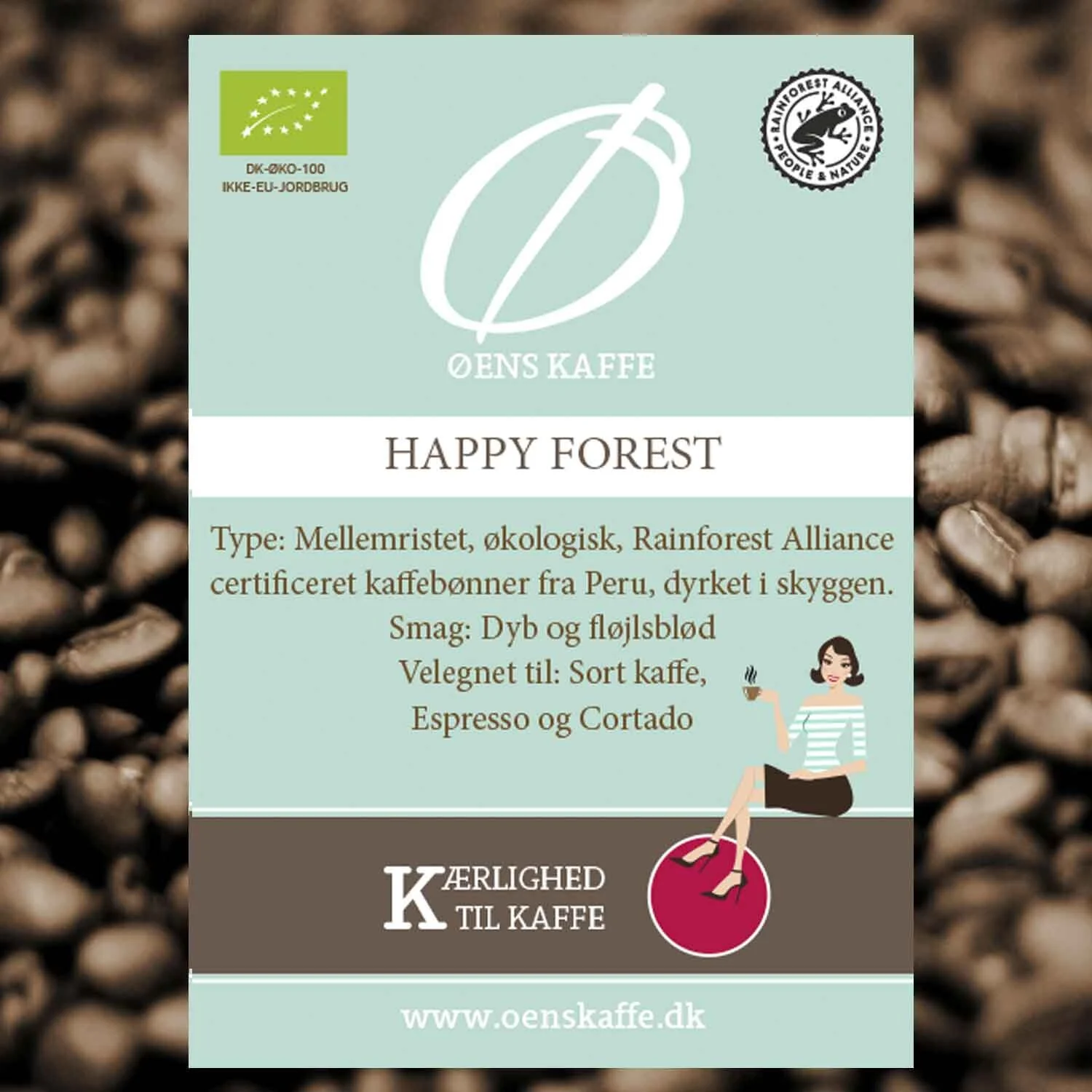 Øens Kaffe - Økologiske og RA certificerede kaffebønner fra vores skov i Peru