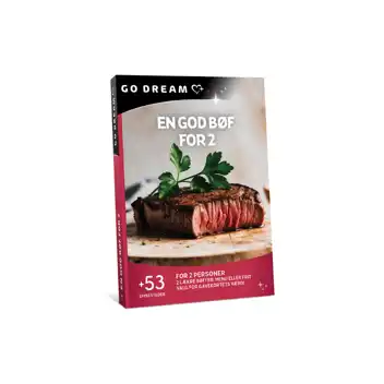 GO DREAM GAVEKORT - EN GOD BØF FOR 2