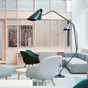 Kontor Design moodboard (digitalt oplæg) med indretningsforslag og estimeret budget