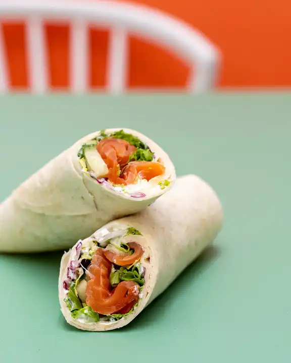 Wraps - Koldrøget laks med flødeost