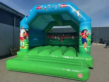 Fodbold hoppeborgen med tag