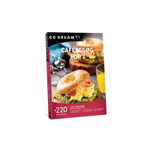 GO DREAM GAVEKORT - CAFÉBESØG FOR 2