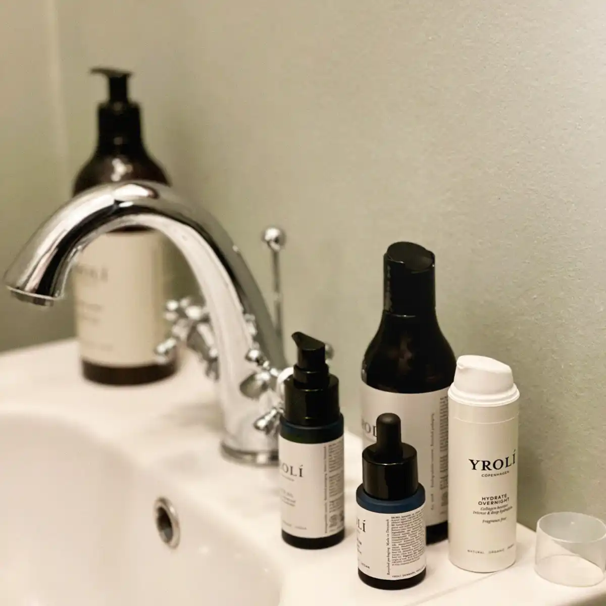 Yroli ApS - Yrolí produkter ved en vask