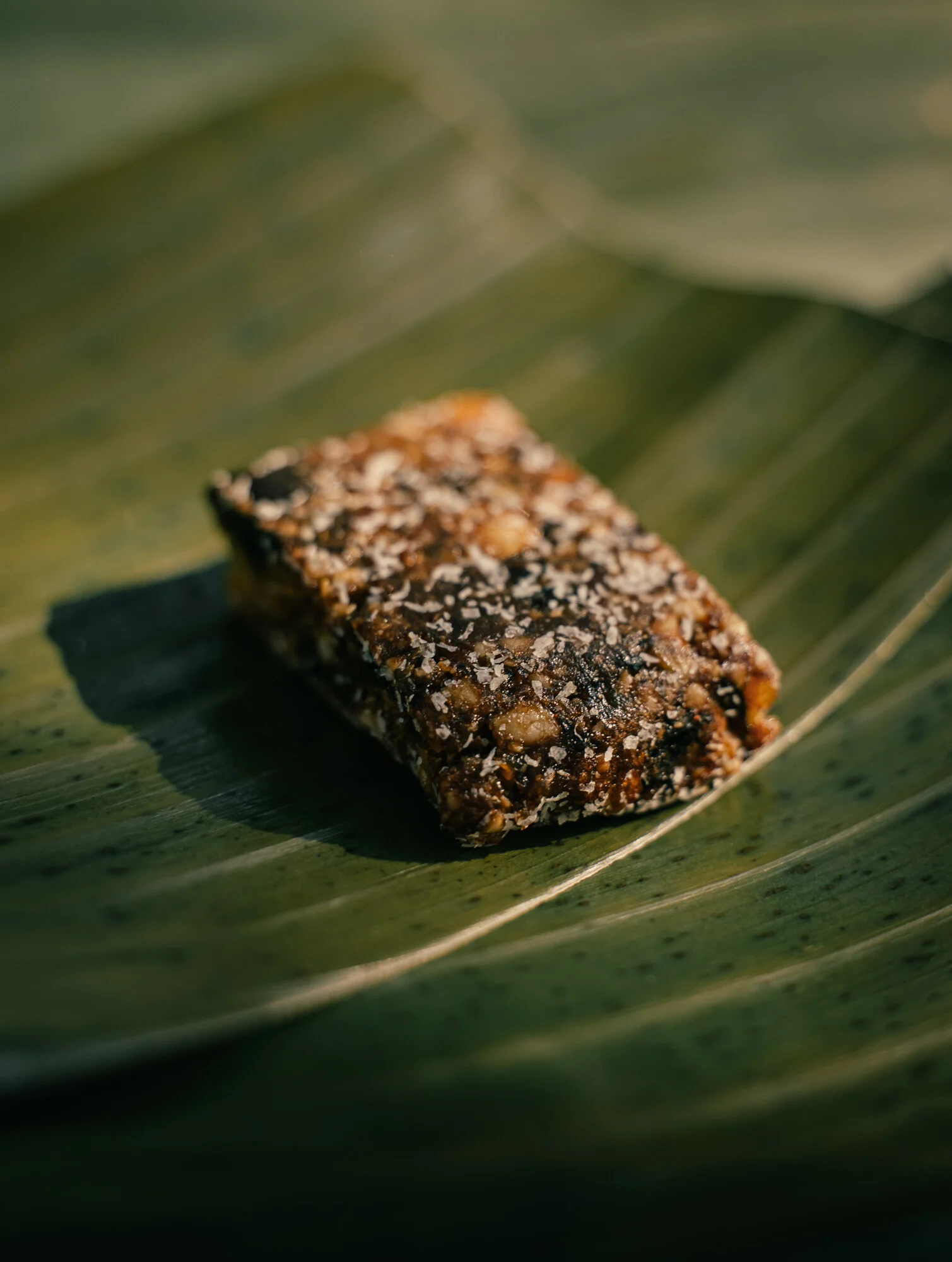 Healthy Snacking ApS - Leckas første energibarer var indpakket i bananblade.