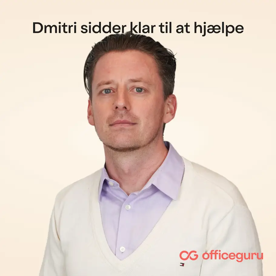 An image of Dmitri from customer service, who is ready to help you.