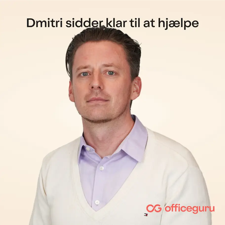 An image of Dmitri from customer service, who is ready to help you.