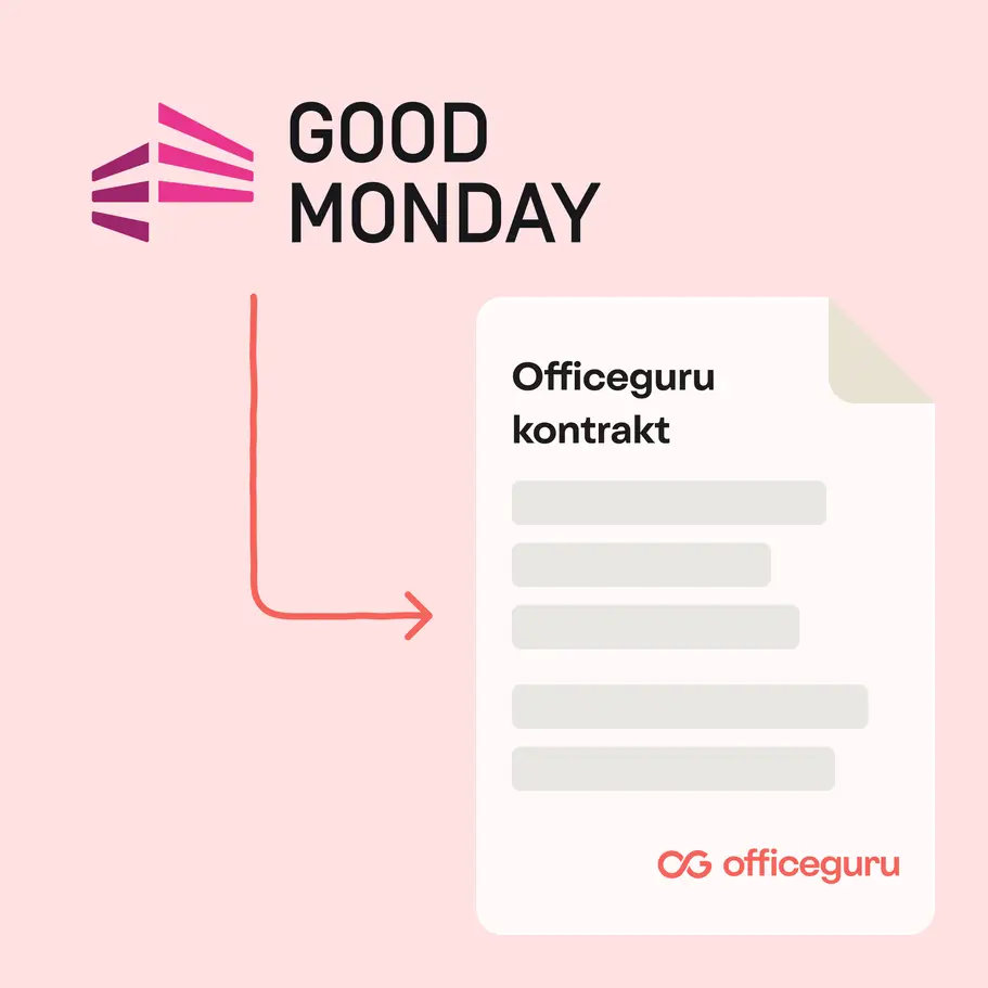 Your GoodMonday contract automatically get's migrated to Officeguru.