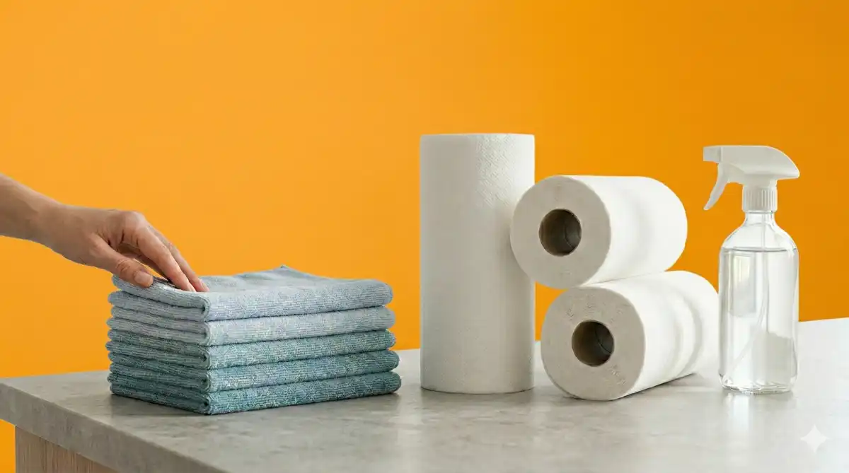 serviceU - Eksempel på rengøringsartikler (AI genereret)