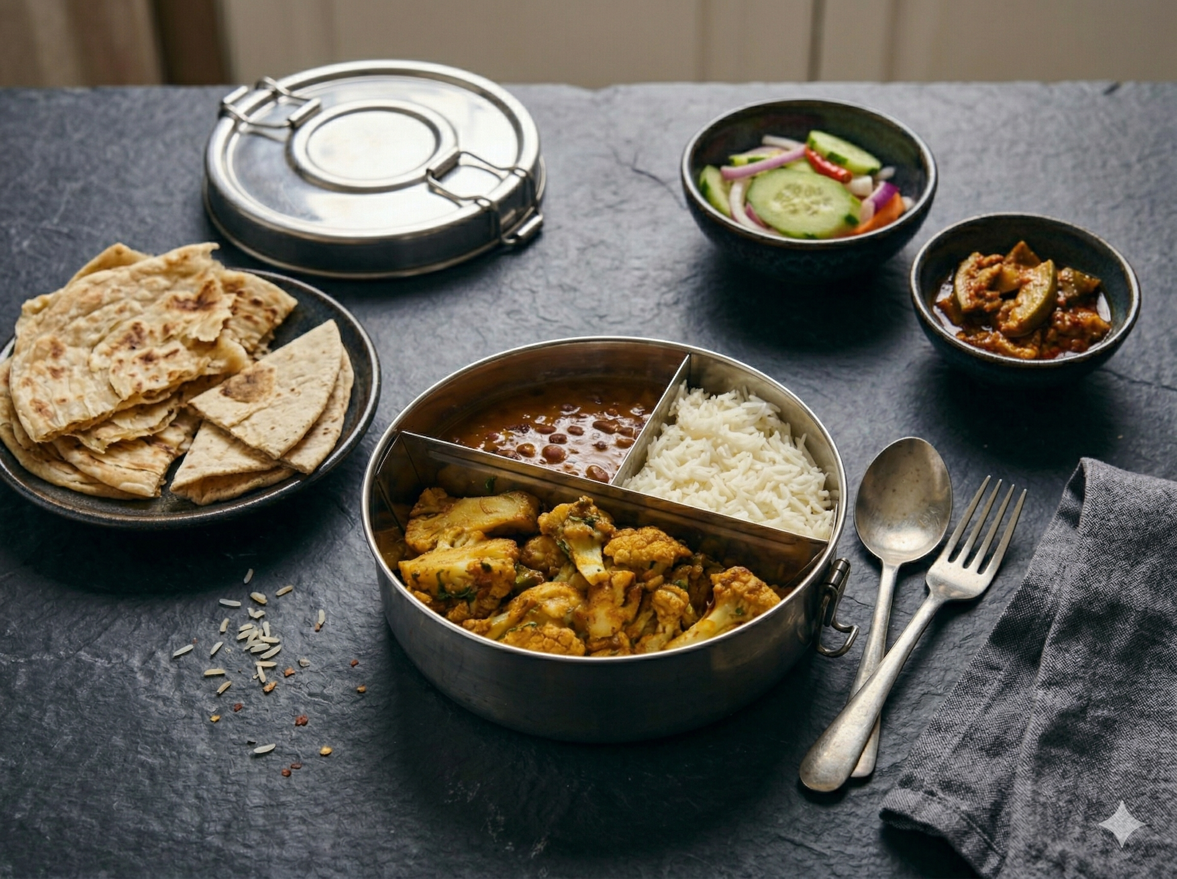 Biji’s - Lunch tiffin vegan