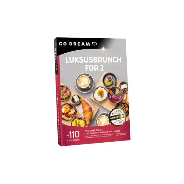 GO DREAM GAVEKORT - LUKSUSBRUNCH FOR 2