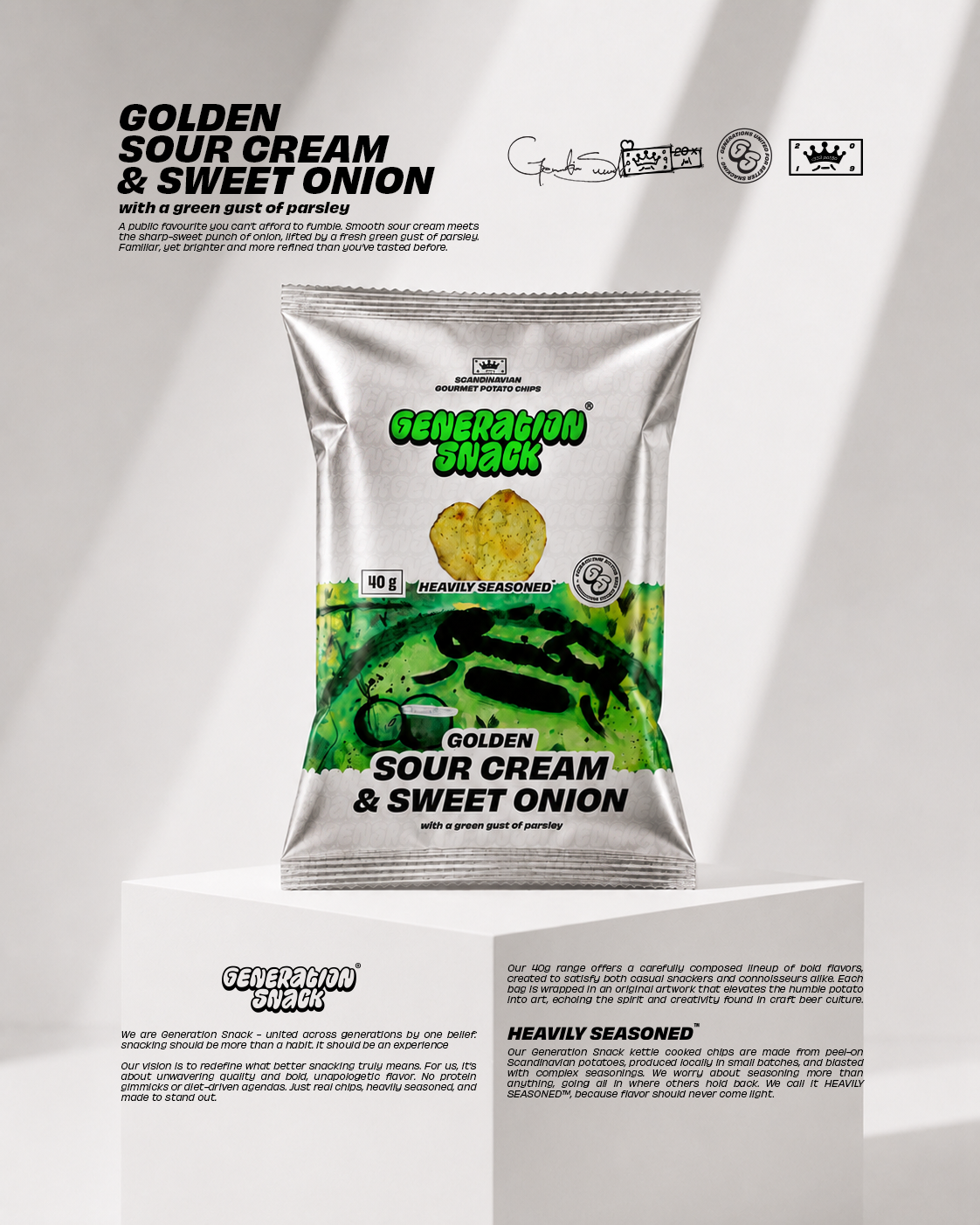 Generation Snack - Golden Sour Cream & Sweet Onion