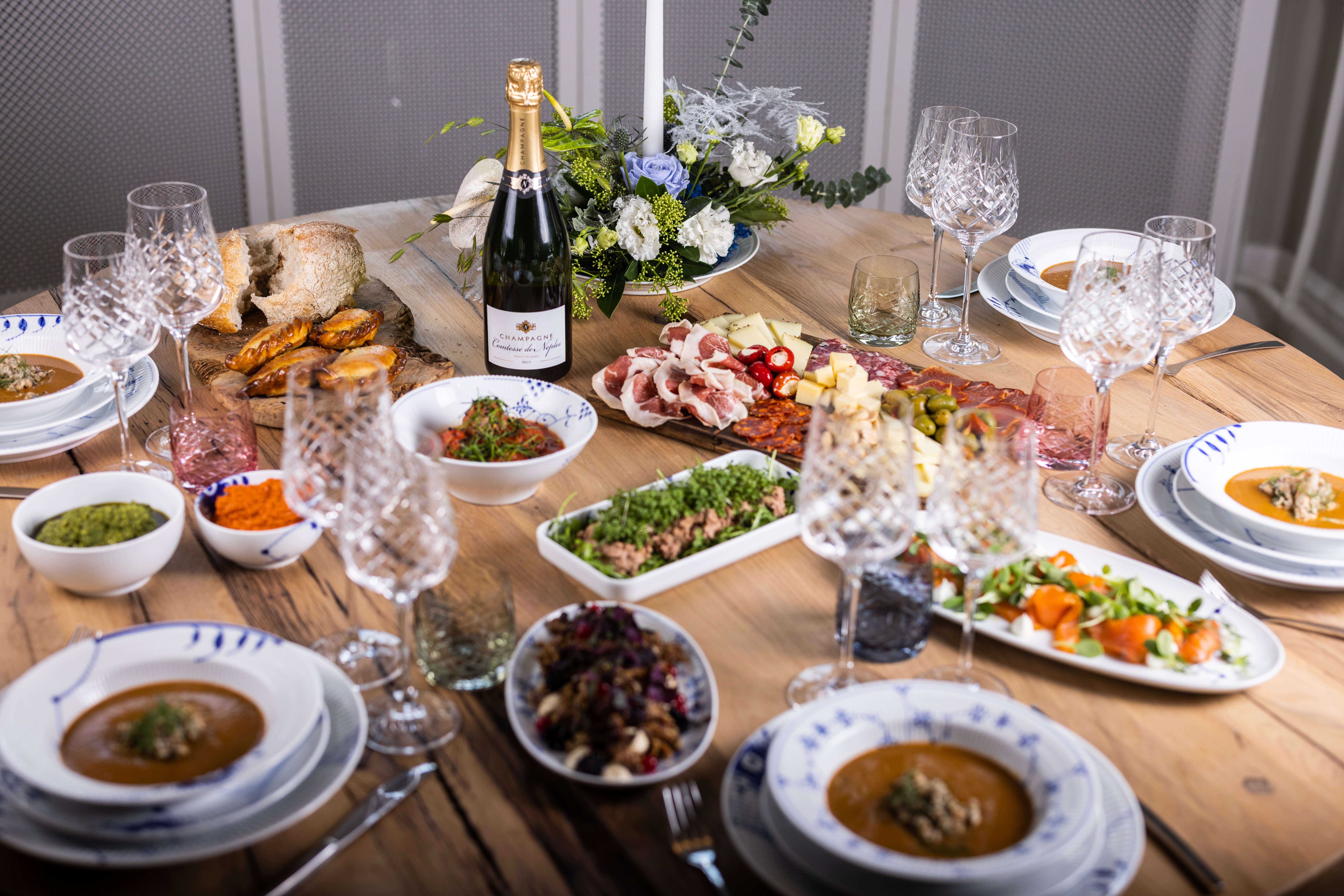 Chorines Tapas - Opsætning af selskab