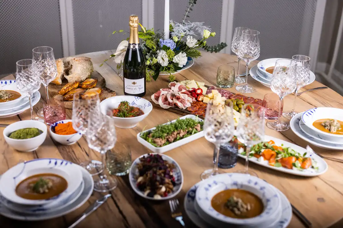 Chorines Tapas - Opsætning af selskab