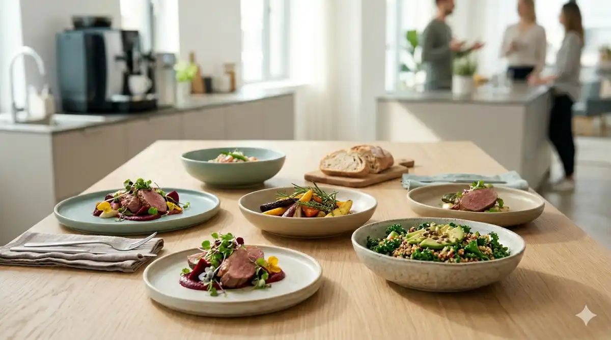 Sylvest & Co - Catering eksempel (AI genereret)