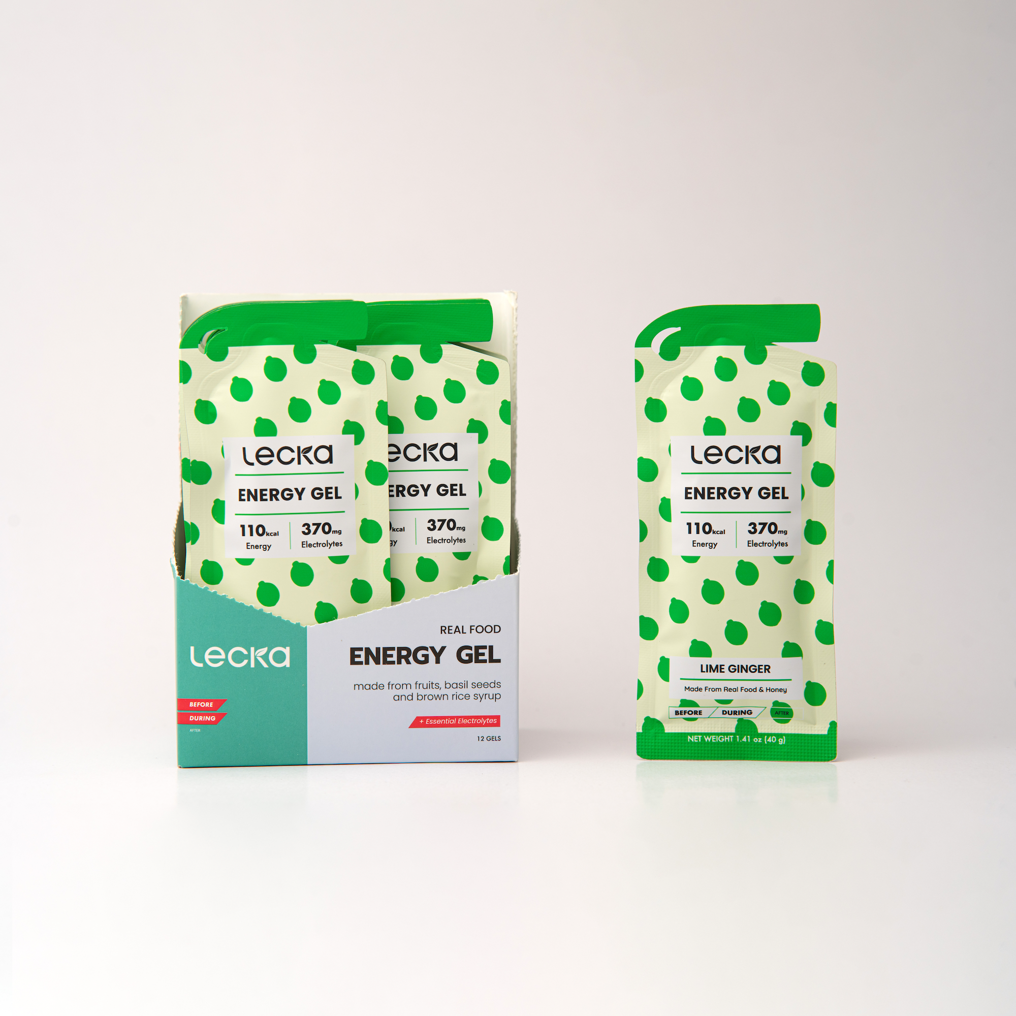 Energy Gel - Ginger Lime (12 stk.)