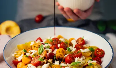 GastroNu - Tomatsalat med balsamicodressing