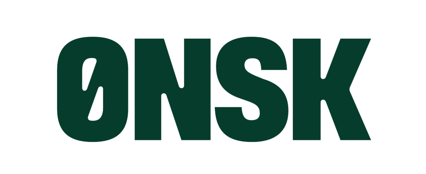 ØNSK ApS - Vores nye visuelle identitet, som blev lanceret i 2026