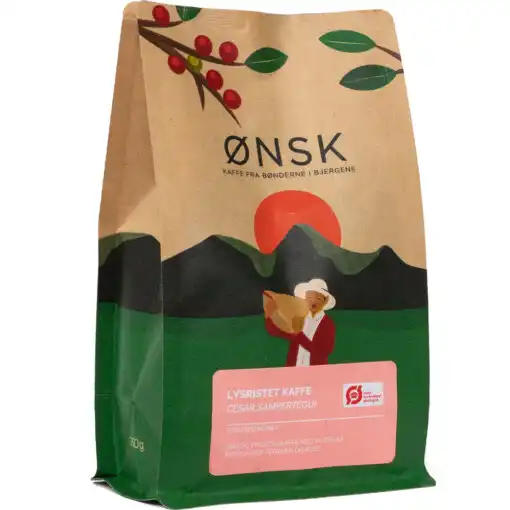 Cesar Sampertegui - Lysristet kaffe ØKO - 1kg