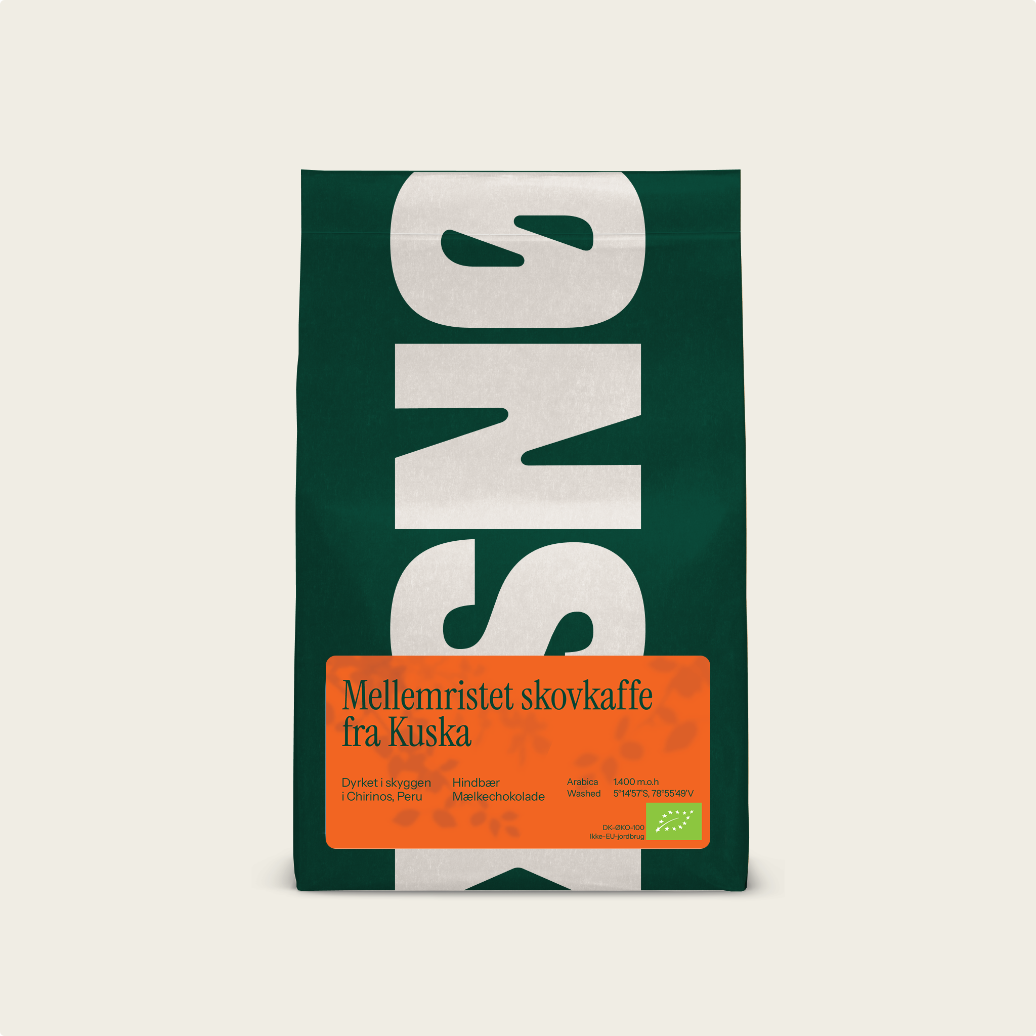 Kuska - Mellemristet kaffe - 1 kg.
