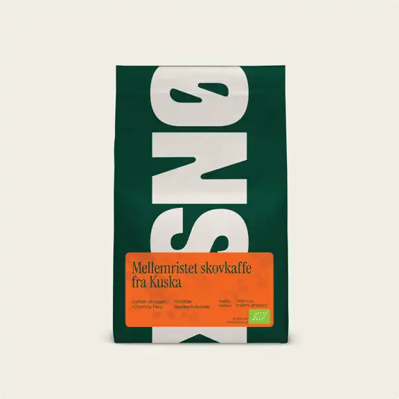 Kuska - Mellemristet kaffe - 1 kg.